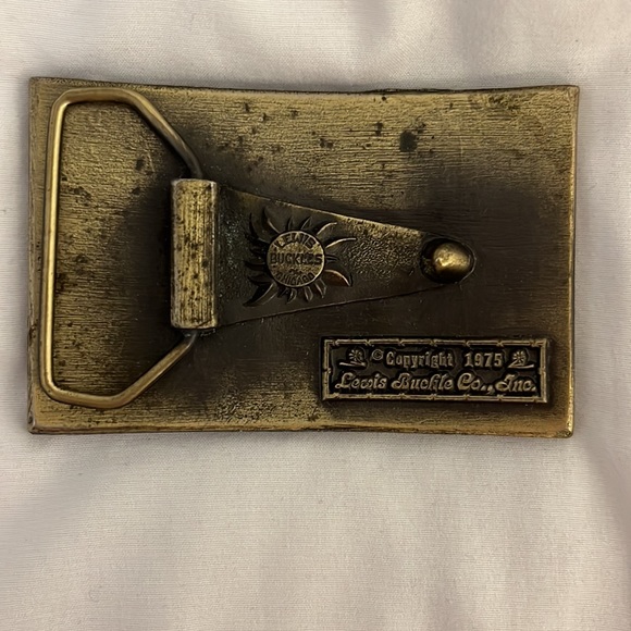 1975 Lewis Buckle Co Bicentennial Belt Buckle - Picture 3 of 5